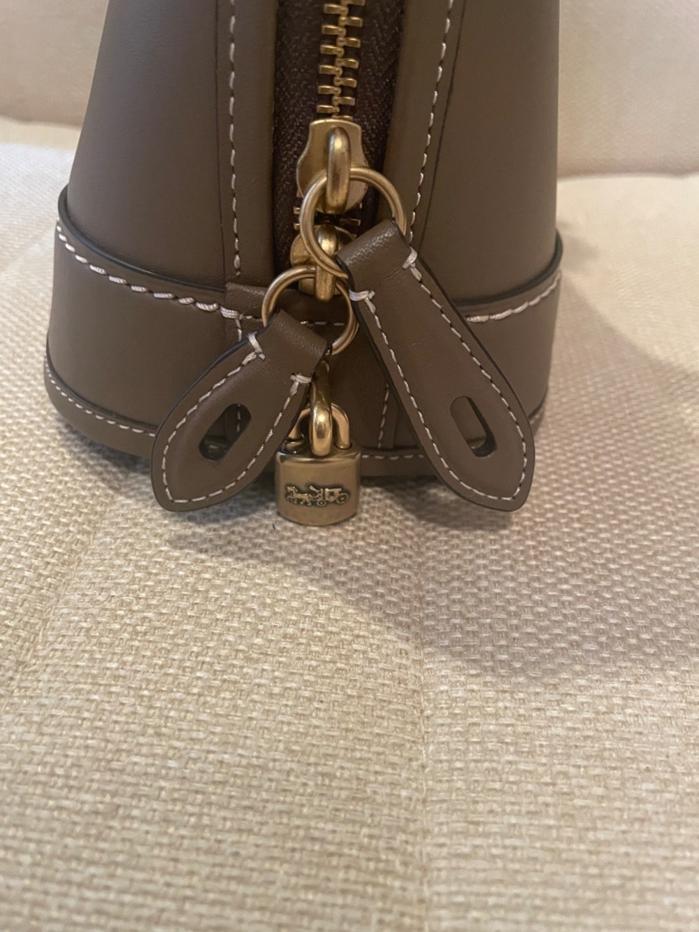 Coach Revel in Stone Leather NWT - Picture 9 of 13